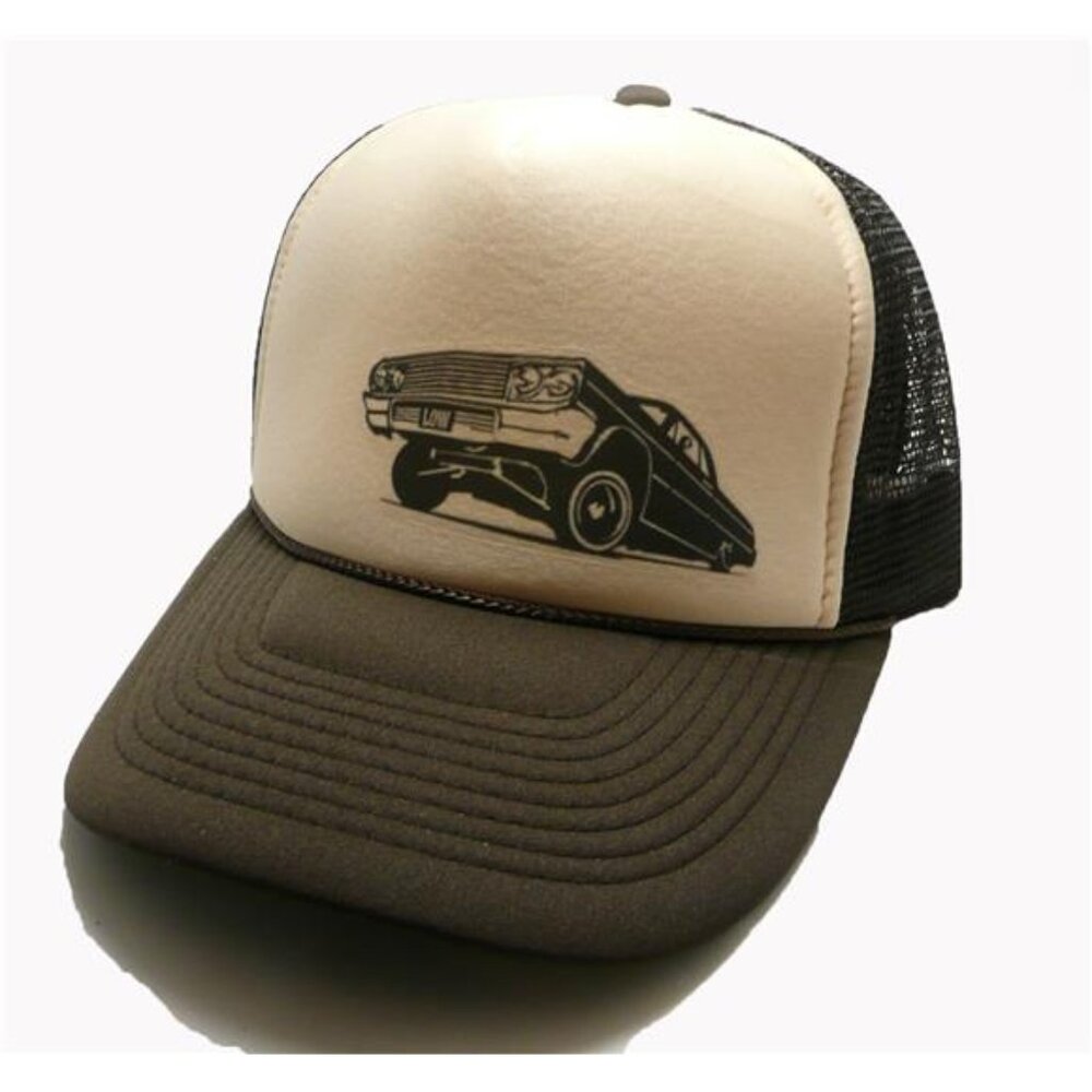 Retro Vintage Style Chicano Impala Lowrider Trucker Hat Cap OldSchool Car Gift